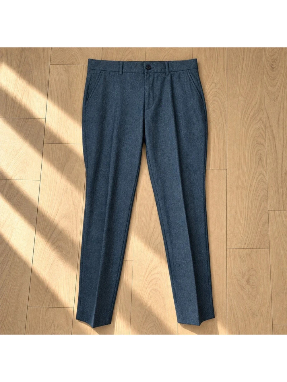 Piazza Italia Men’s Gray Regular Fit Dress Pants Trousers EU 46